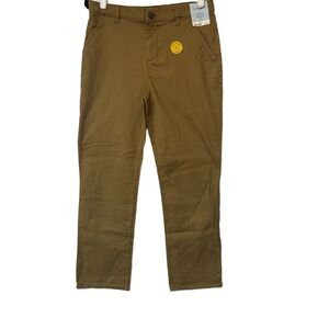 Cat Jack Kids Size 18 Pants Khaki Reinforced Knee Durable Stretch Workwear NWT